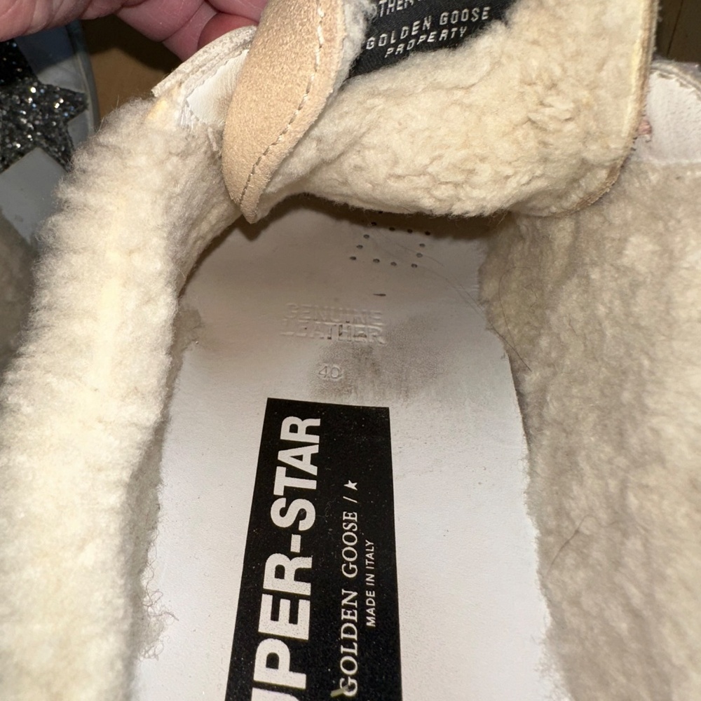 Authentic Golden Goose Super Star Sabot Shealing Mule sneakers, 40,  PG1471 - Picture 7 of 8